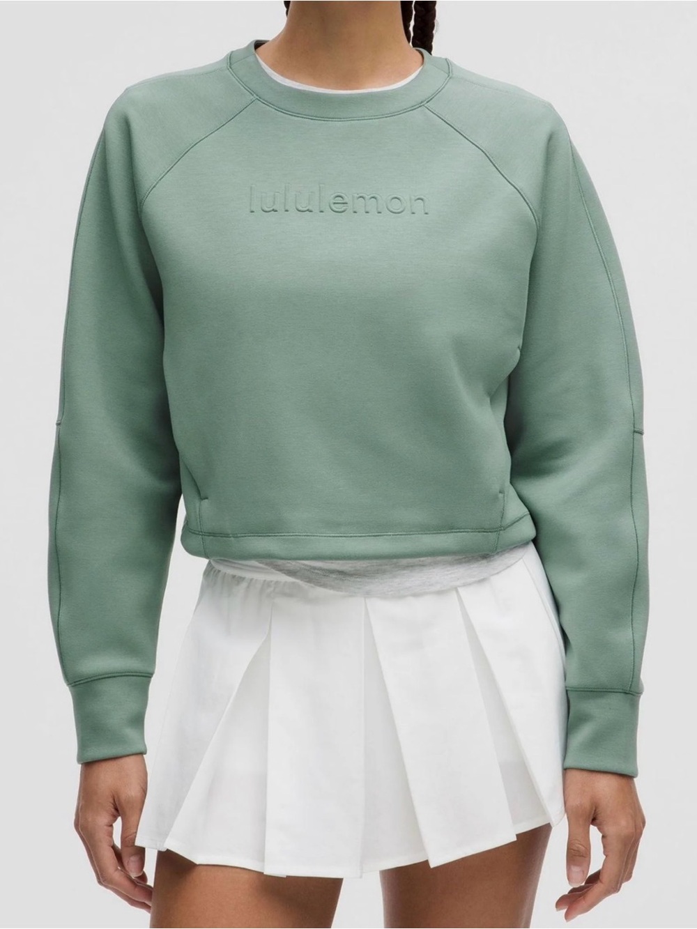 lululemon athletica Women's Smooth Spacer Cropped Sweatshirt